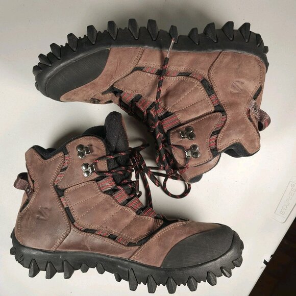 SALOMON Brown Contagrip Thinsulate Clima Dry CX 9 Boots Hiking Outdoor Size 11.5 main image 9